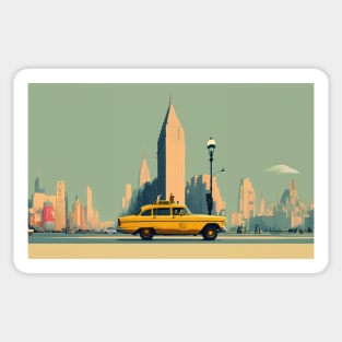Yellow Taxi NYC Sticker